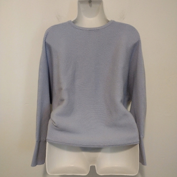 Tahari - Dolman Sleeves Rin-Knit Crew Sweater - Picture 7 of 15